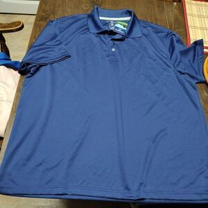 New Cross & Windsor American Blue Performance Polo Size Men's XXL